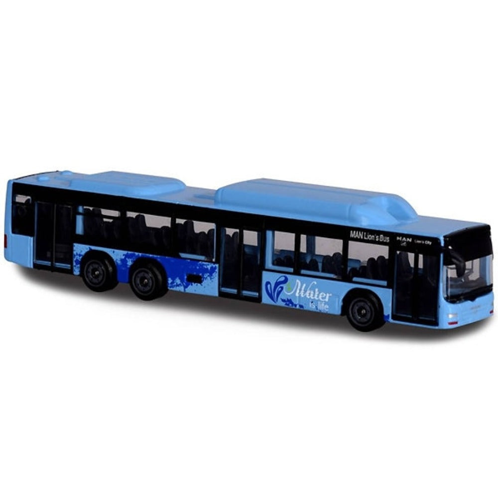 Transportation Series Blue Man Lions City 6 Die-Cast Bus by Majorette -Majorette - India - www.superherotoystore.com