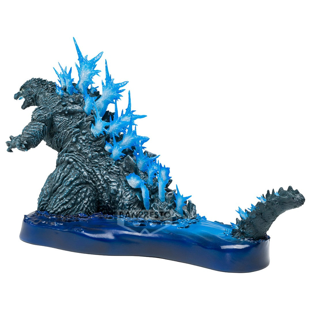 Godzilla Minus One Art Vignette Godzilla (2023) Atomic Breath Image Ver. Figure By Banpresto Statue By Banpresto -Banpresto - India - www.superherotoystore.com