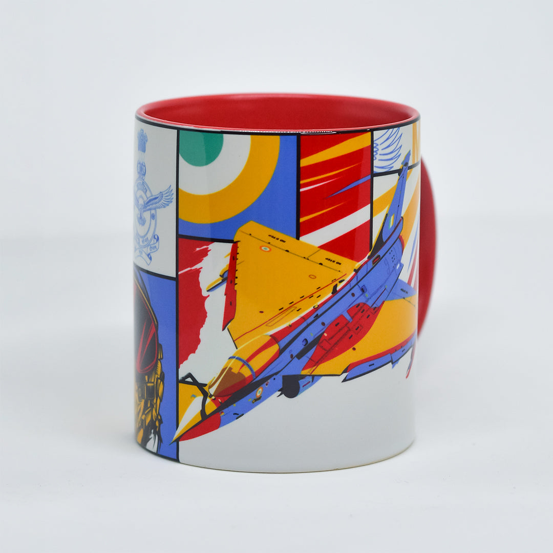 LCA Tejas Pop Art Fighter Mug -A47 - India - www.superherotoystore.com