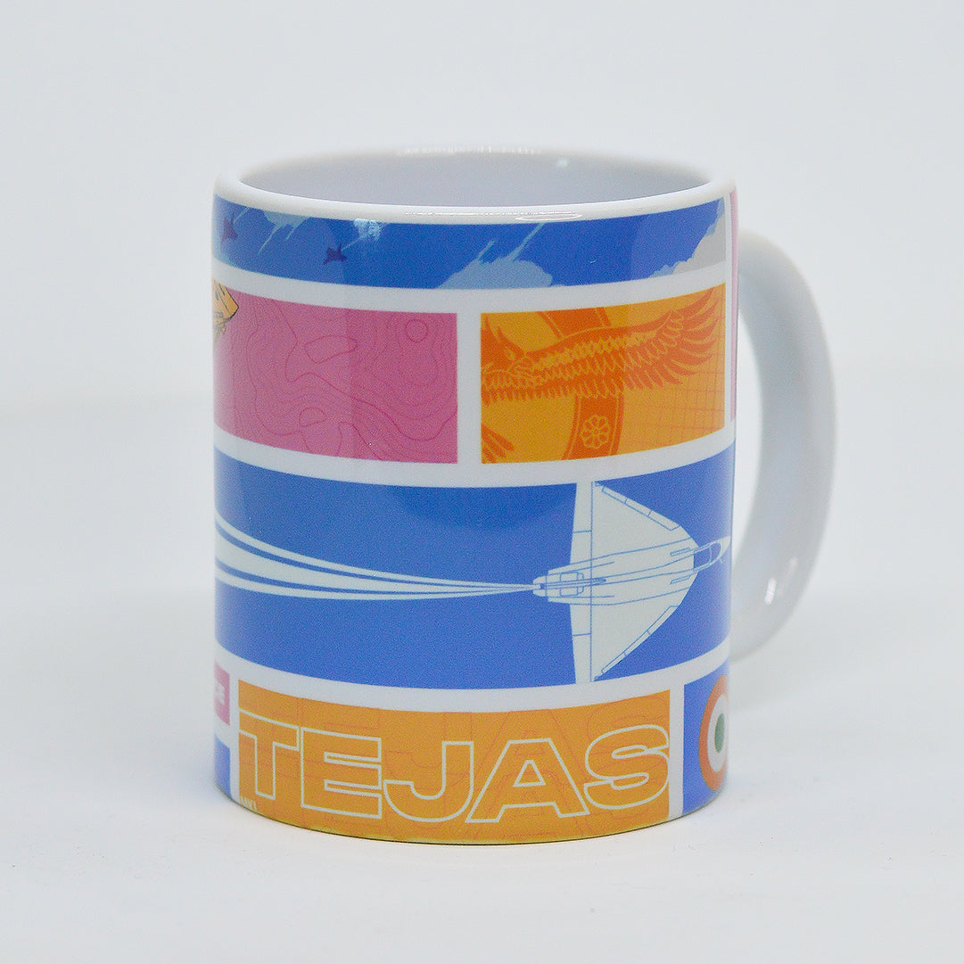 LCA Tejas Pastel Ace Mug -A47 - India - www.superherotoystore.com