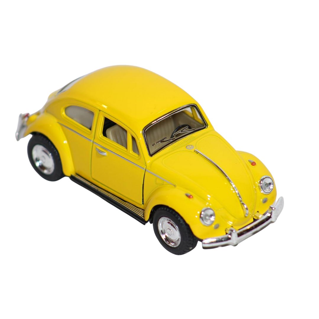 Yellow 1967 VW Classical Beetle 1:32 Scale Die-Cast Car By Kinsmart -Kinsmart - India - www.superherotoystore.com
