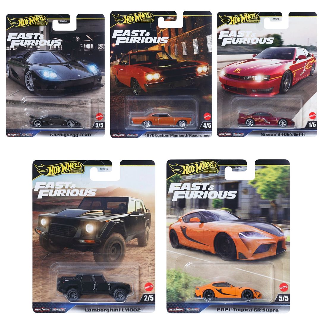Fast and Furious 2025 Mix 3 5 Pack by Hot Wheels