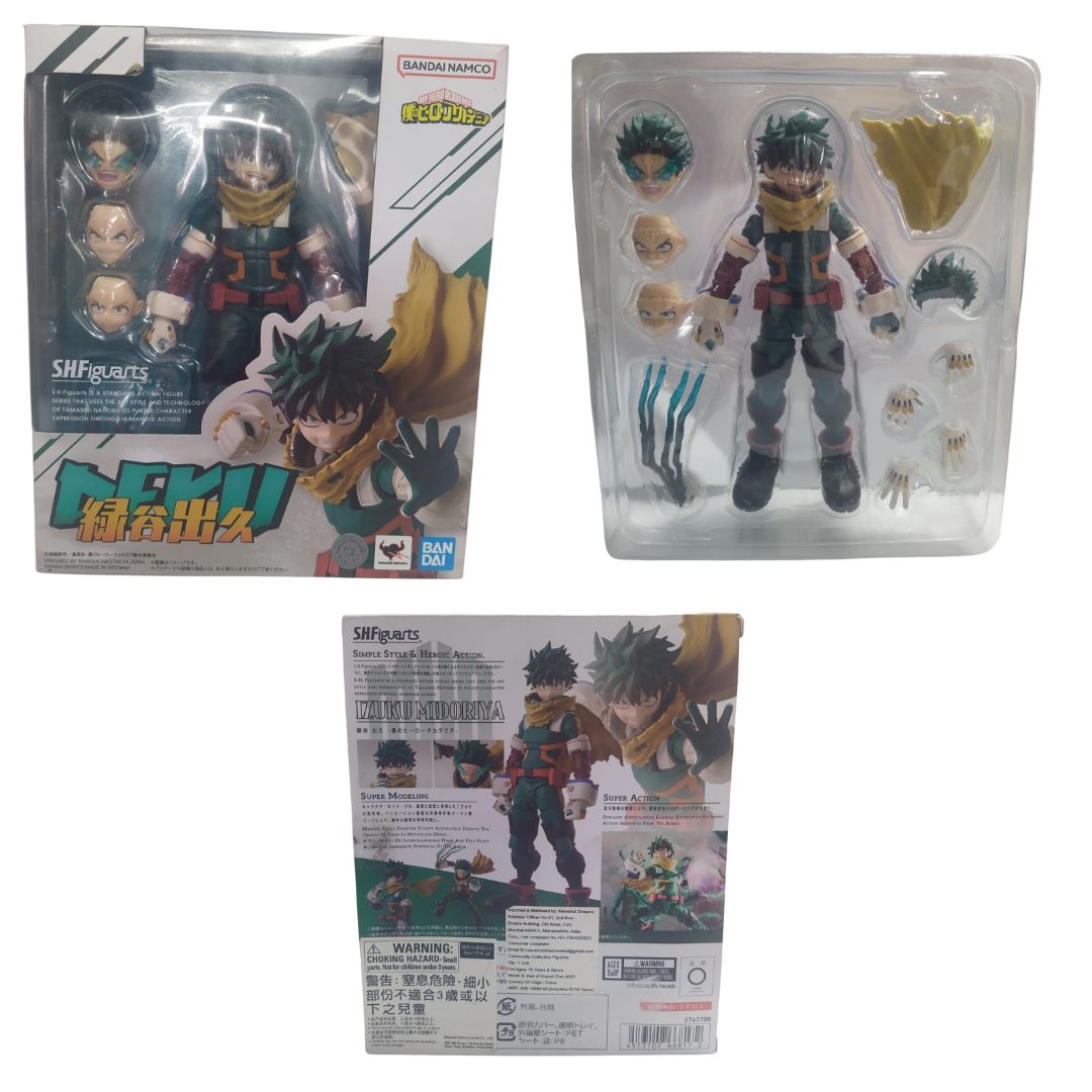 My hero Academia Izuku Midoriya S.H.Figuarts By Tamashii Nations -Tamashii Nations - India - www.superherotoystore.com