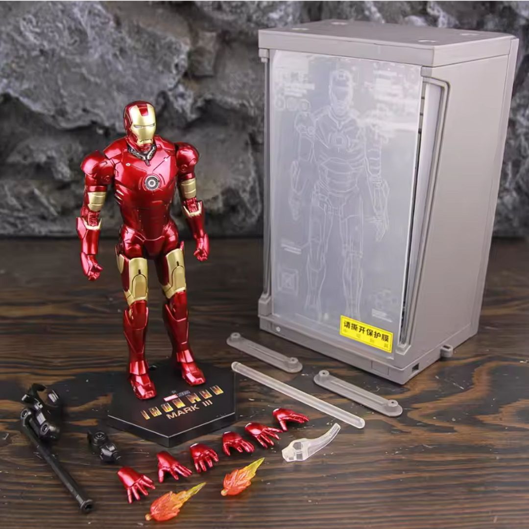 Iron Man Mk3 + Hall Of Amor With Hologram Effectaction Figure By Zd Toys -ZD Toys - India - www.superherotoystore.com