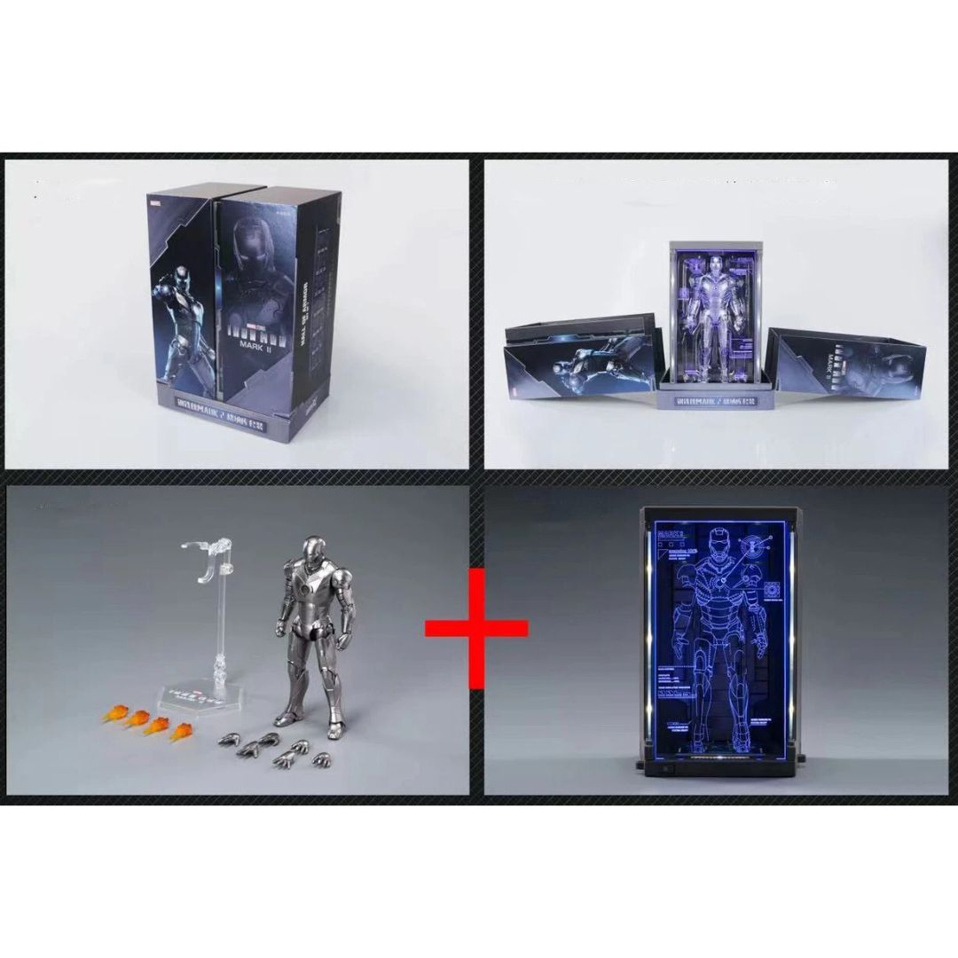 Iron Man Mk2 W Hologram Action Figure By Zd Toys -ZD Toys - India - www.superherotoystore.com