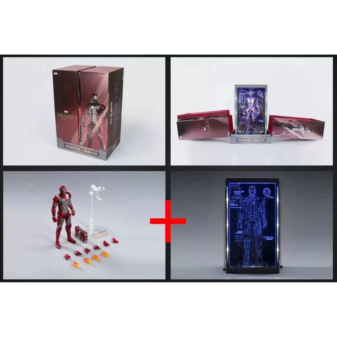 Iron Man Mk5 W Hologram Action Figure By Zd Toys -ZD Toys - India - www.superherotoystore.com