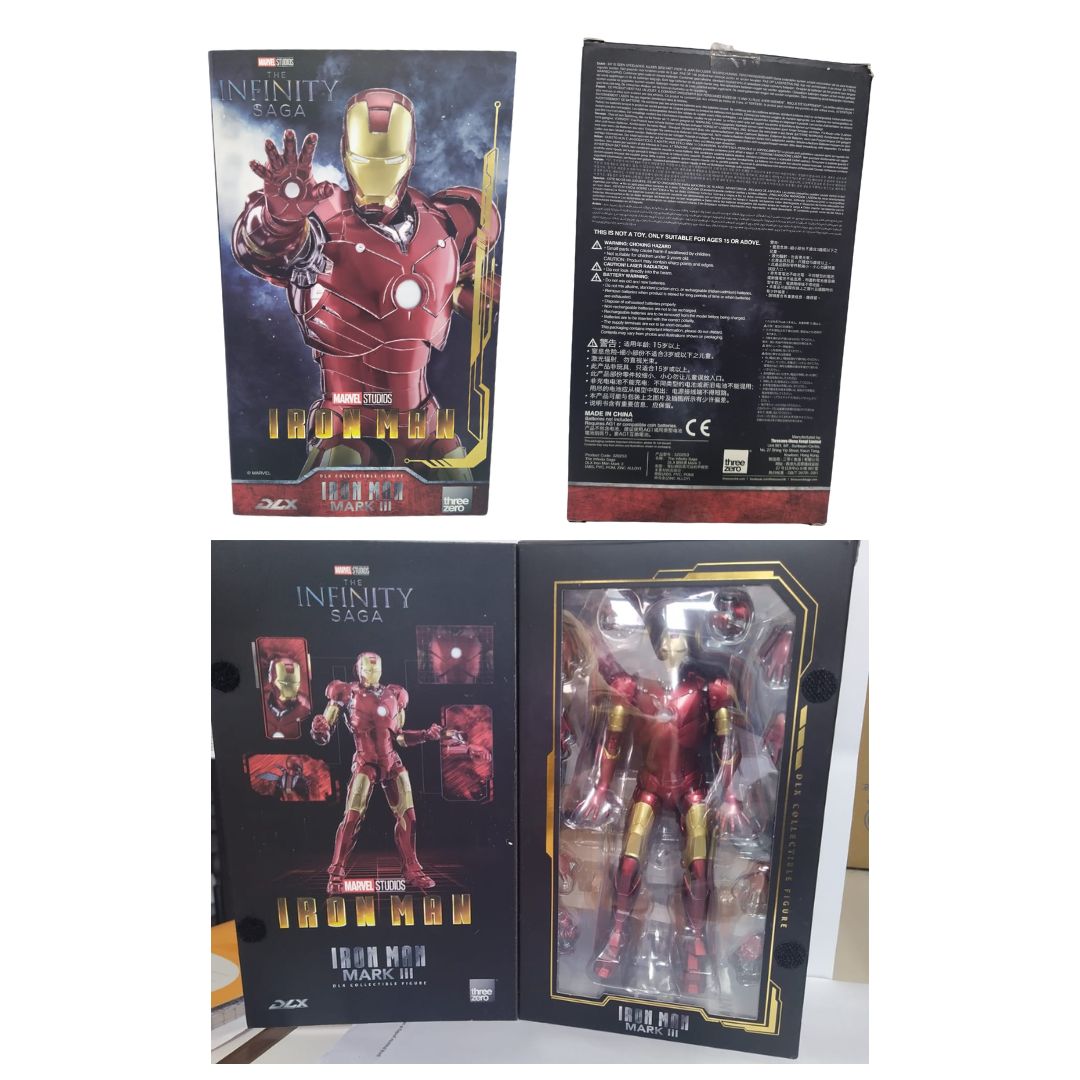 Iron Man Mark 3 Marvel The Infinity Saga DLX by Threezero -ThreeZero - India - www.superherotoystore.com