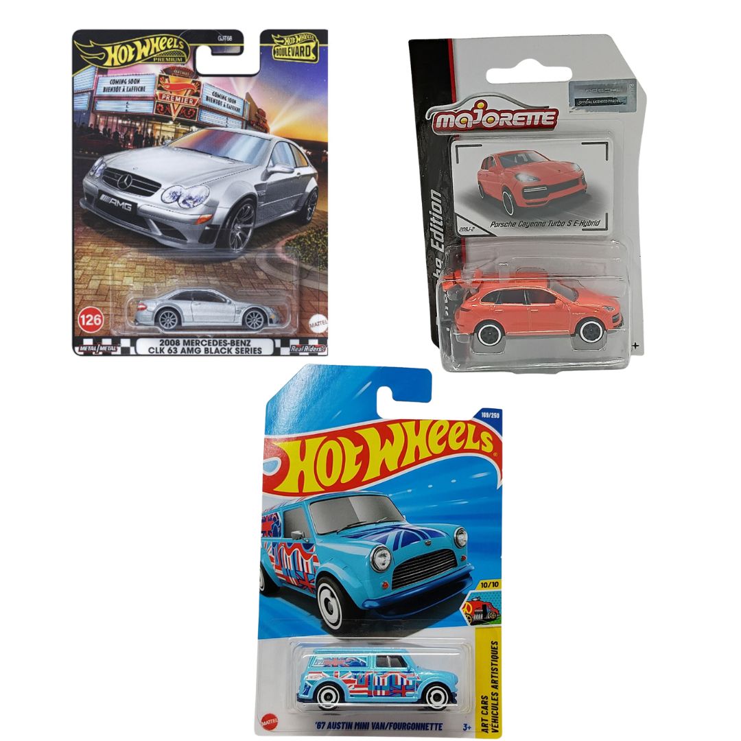 Hot Wheels & Majorette 1:64 Scale Die-Cast Car Case