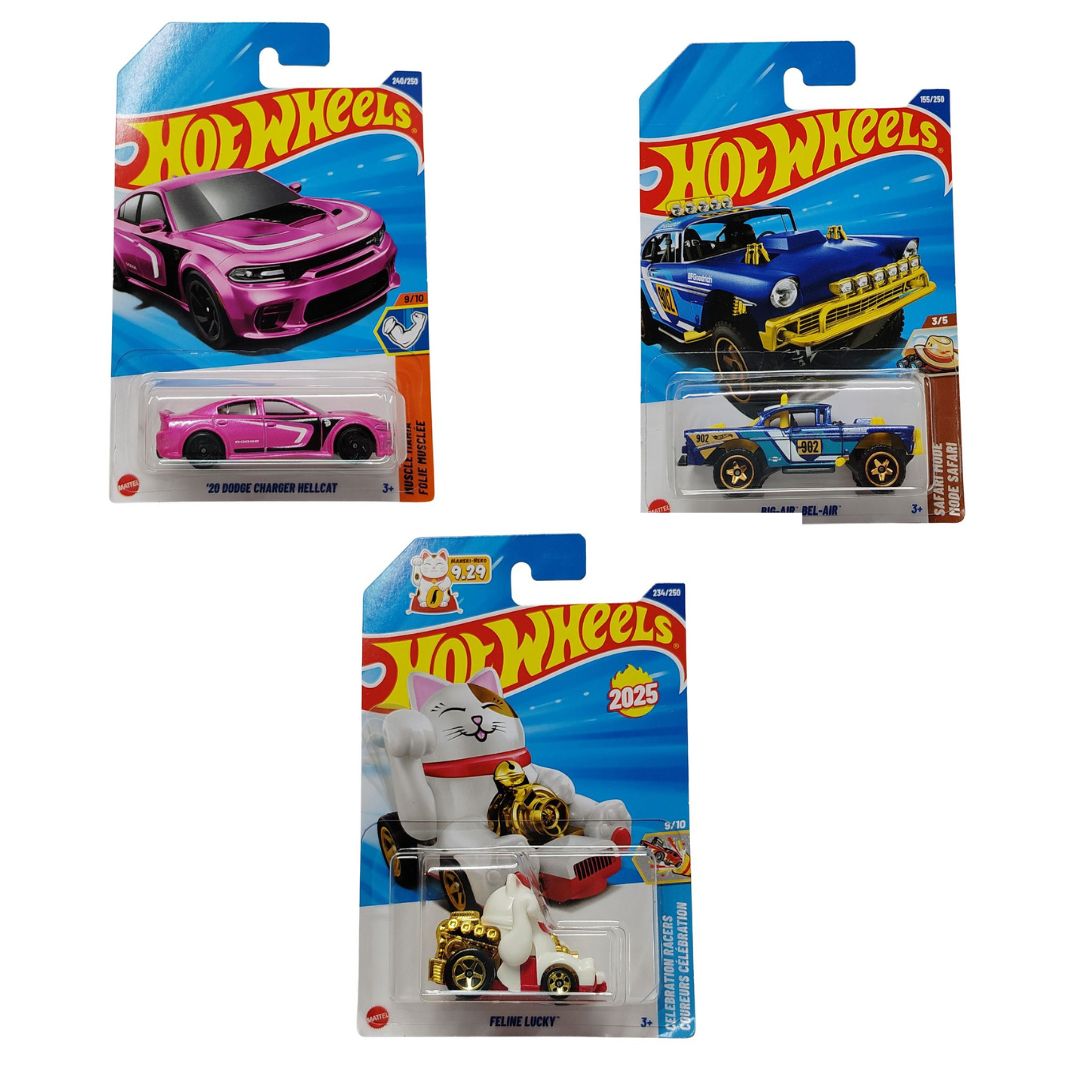 Hot Wheels Main Line 1:64 Scale Die-Cast Car Set -Hot Wheels - India - www.superherotoystore.com