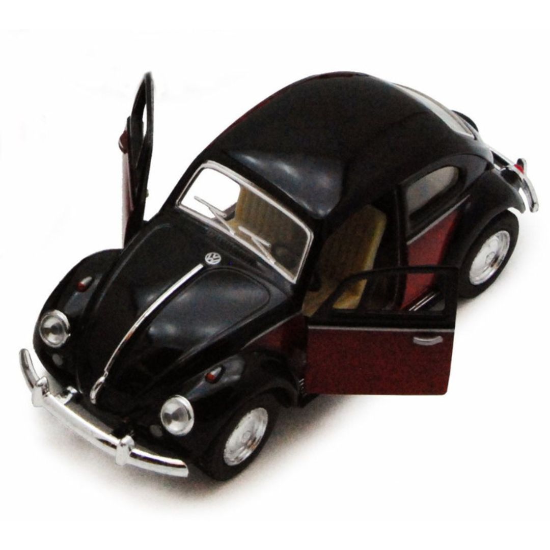 Black 1967 VW Classical Beetle 1:32 Scale Die-Cast Car By Kinsmart -Kinsmart - India - www.superherotoystore.com