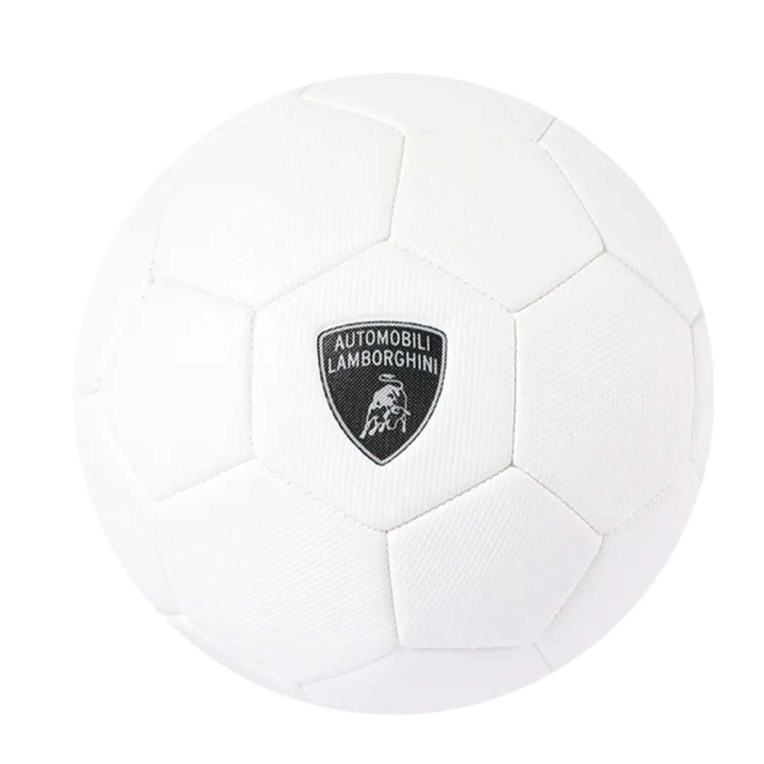 LAMBORGHINI PVC SOCCER BALL MACHINE SEWING -WHITE Size 5 by Mesuca -Mesuca - India - www.superherotoystore.com