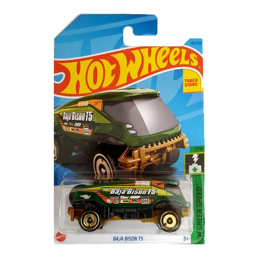 HW Green Speed Green Baja Bison T5 (143 / 250) 1:64 Scale Die-Cast Car by Hot Wheels -Hot Wheels - India - www.superherotoystore.com