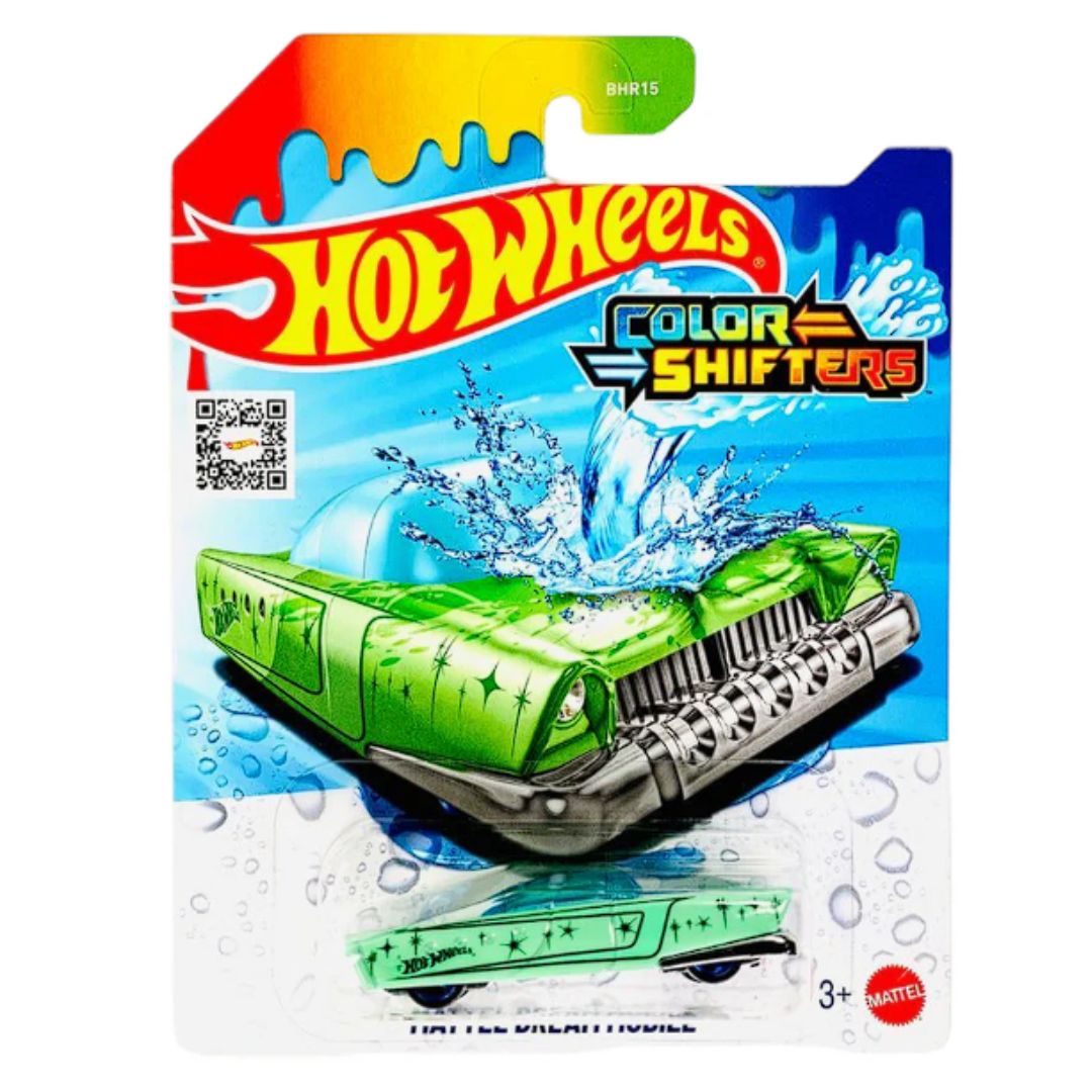 Colour Changers Green Mattel Dream Mobile 1:64 Scale Die-Cast Car by Hot Wheels