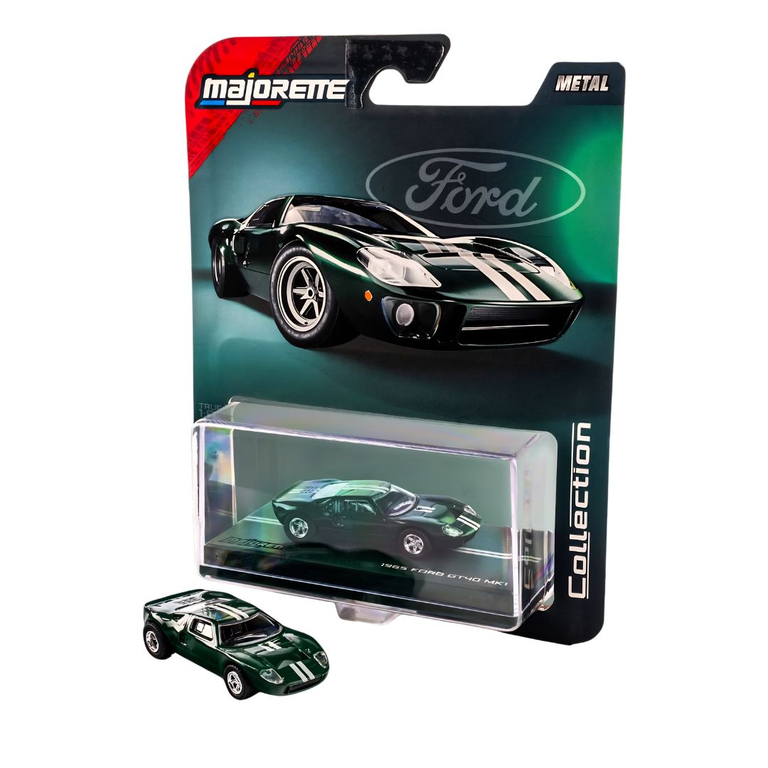 Collection Series Green 1965 Ford Gt40 Mk1 1:64 Scale Die-Cast Car By Majorette