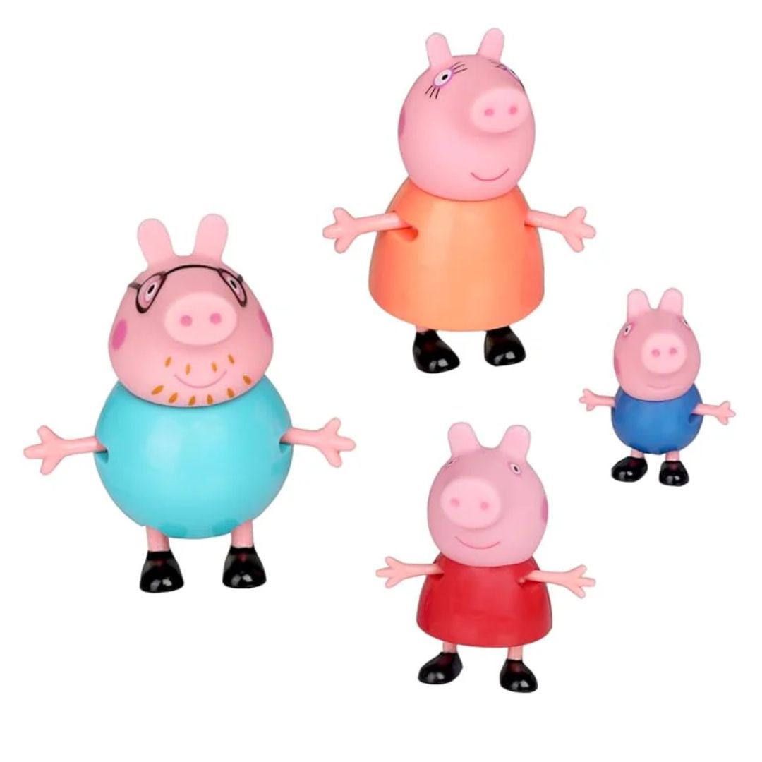 Pep Peppa Pigs Family Figure 4 Pack By Hasbro -Hasbro - India - www.superherotoystore.com