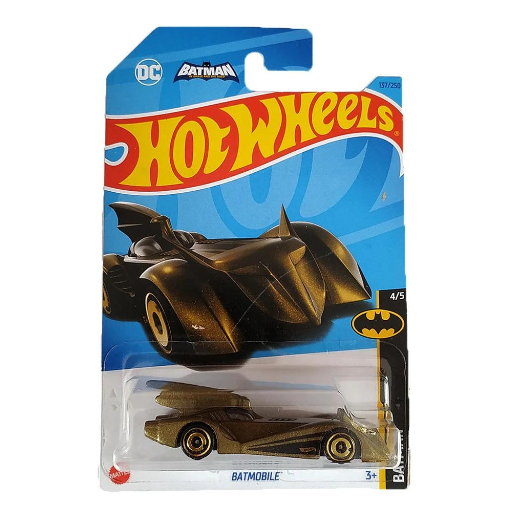 Batman Golden Batmobile (137/250) 1:64 Scale Die-Cast Car by Hot Wheels -Hot Wheels - India - www.superherotoystore.com