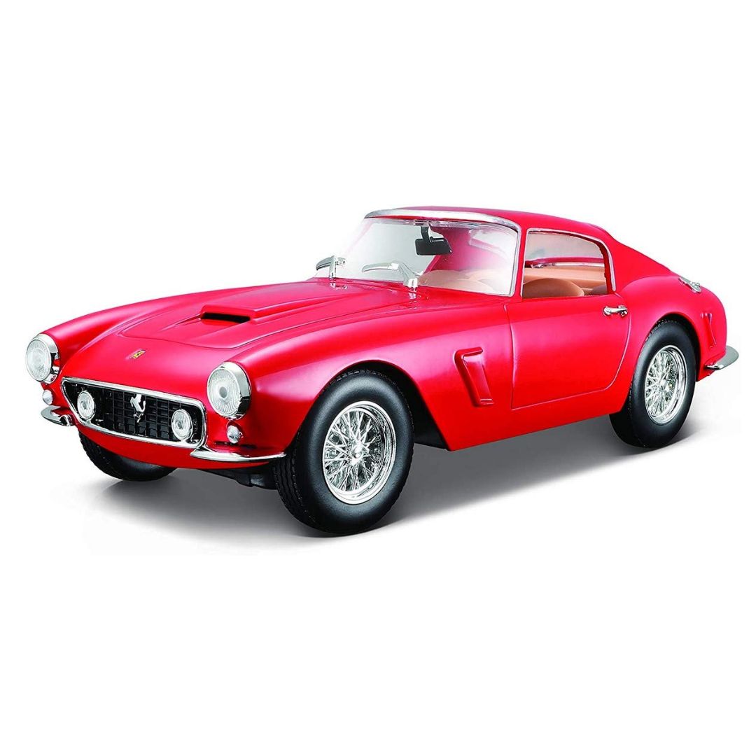 Red Ferrari GT Berlinetta Passo Corto 1:24 Scale Die-Cast Car By Bburago -Bburago - India - www.superherotoystore.com