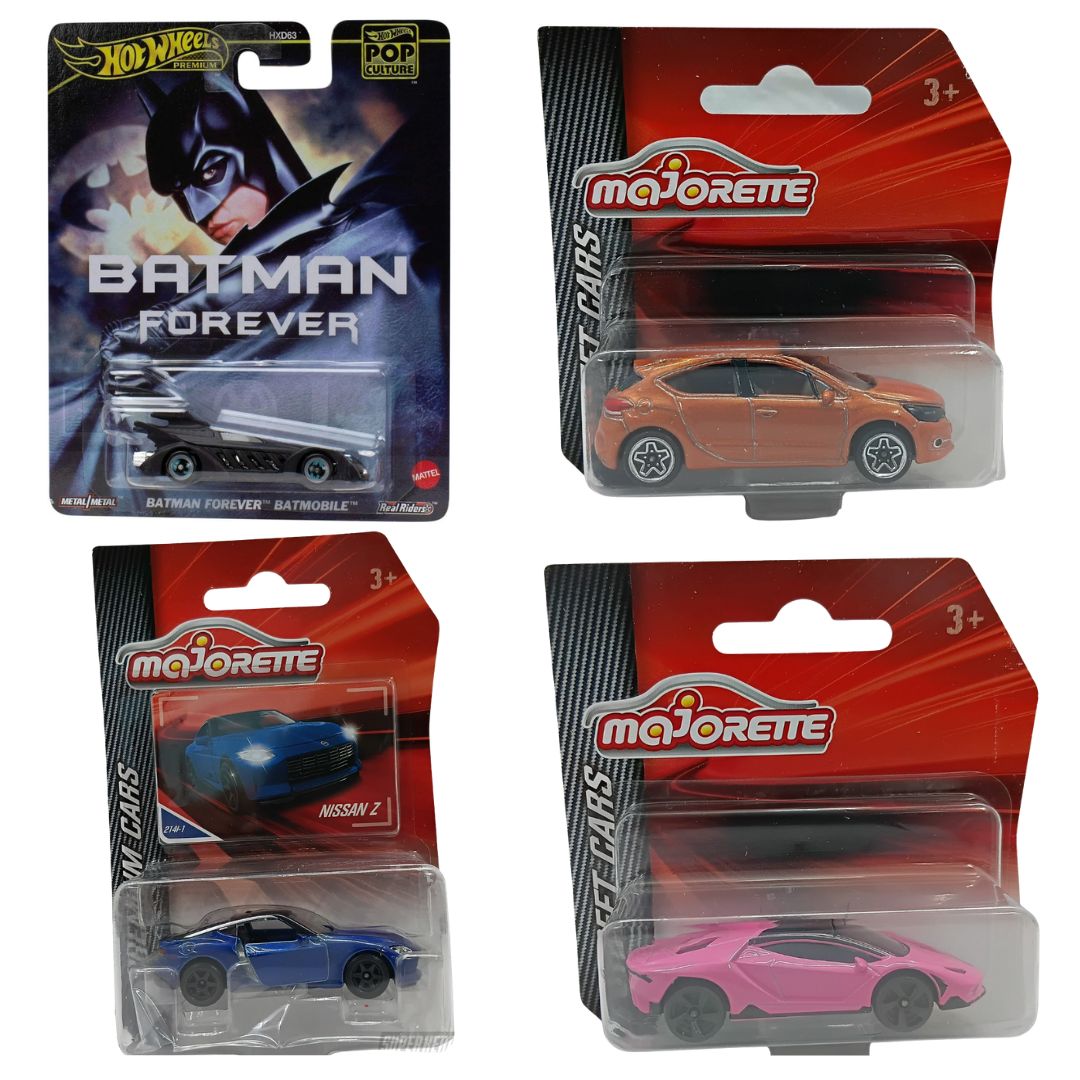 Hot Wheels &amp; Majorette 1:64 Scale Die-Cast Car Case