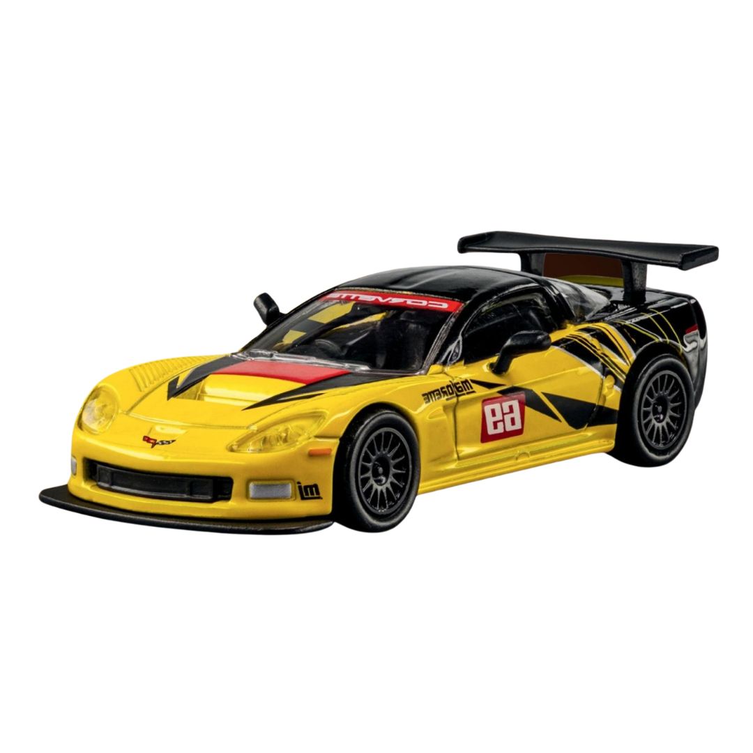 Collection Yellow 2005 Chevrolet Corvette C6 R 1:64 Scale Die-Cast Car By Majorette By Majorette