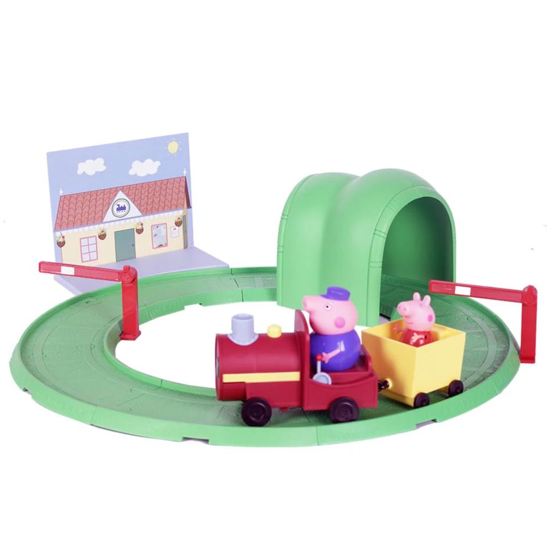 Pep Peppa Pigs Grandpa Train N Track Set By Hasbro -Hasbro - India - www.superherotoystore.com