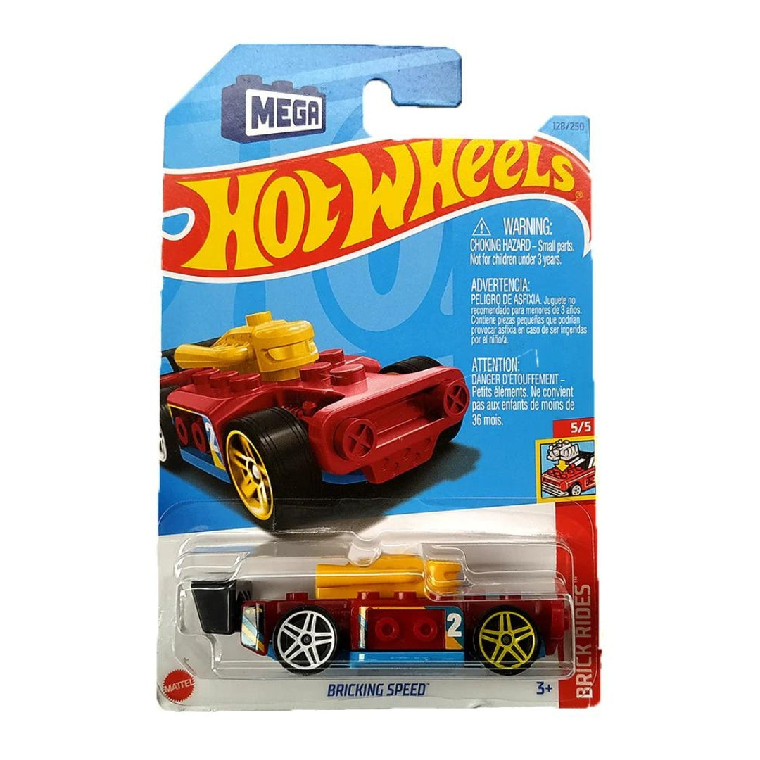 Brick Rides Red Bricking Speed (128/250) 1:64 Scale Die-Cast Car By Hot Wheels -Hot Wheels - India - www.superherotoystore.com