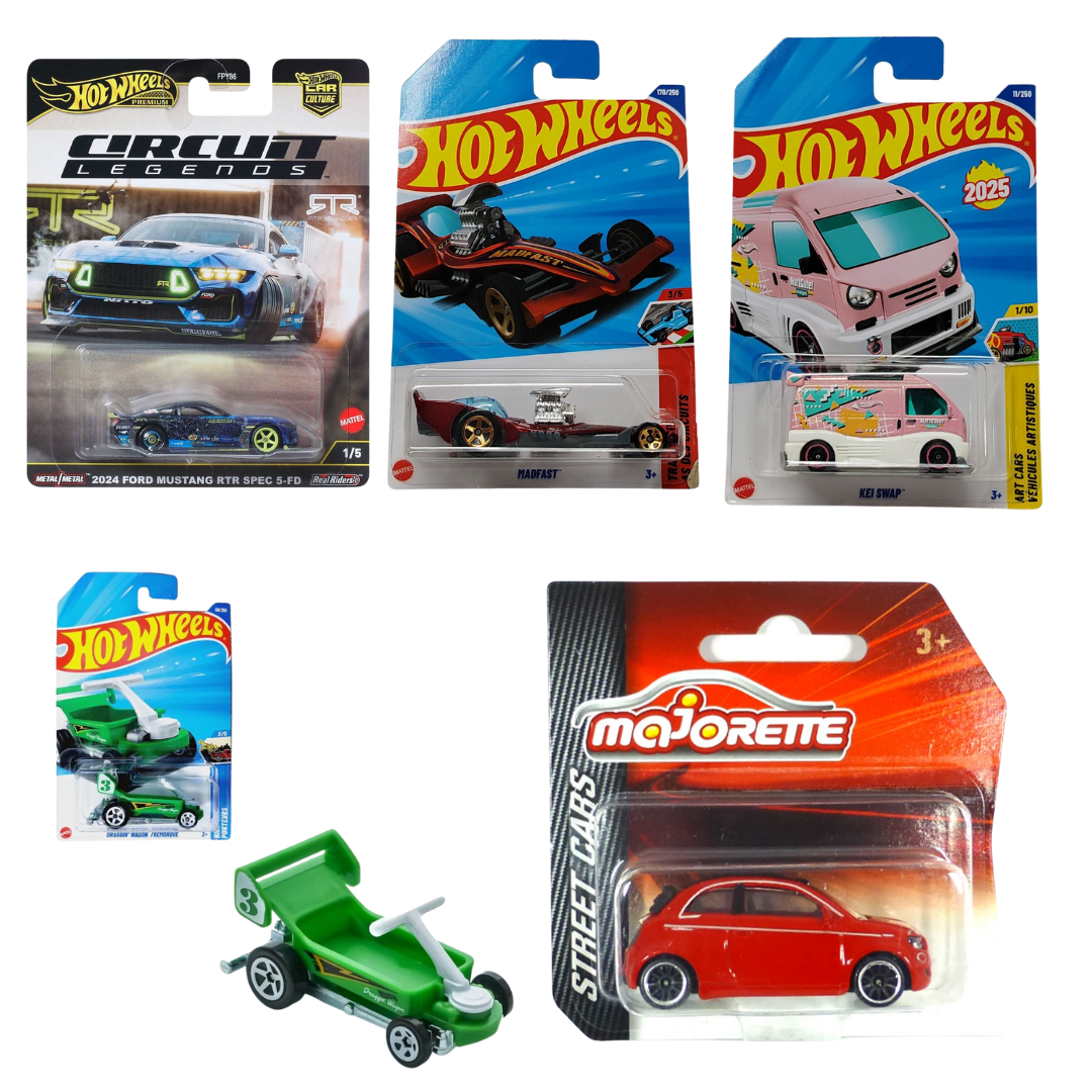 Hot Wheels &amp; Majorette 1:64 Scale Die-Cast Car Case