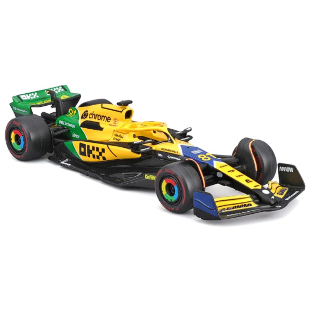 F1 Mclaren MCL38 Monaco GP 1:43 Scale Die-Cast Car By Bburago -Bburago - India - www.superherotoystore.com
