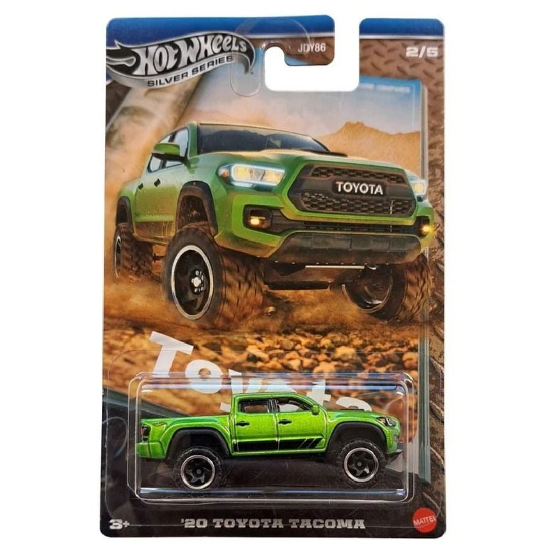 Silver Series 2020 Toyota Tacoma 1:64 Scale Die-Cast Car by Hot Wheels -Hot Wheels - India - www.superherotoystore.com