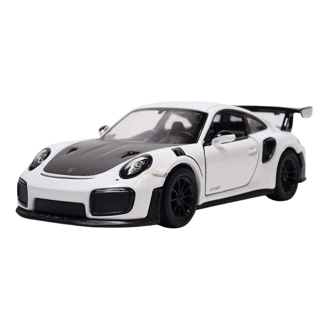 White Porsche 911 GT2 RS 1:36 Scale Die-Cast Car By Kinsmart -Kinsmart - India - www.superherotoystore.com