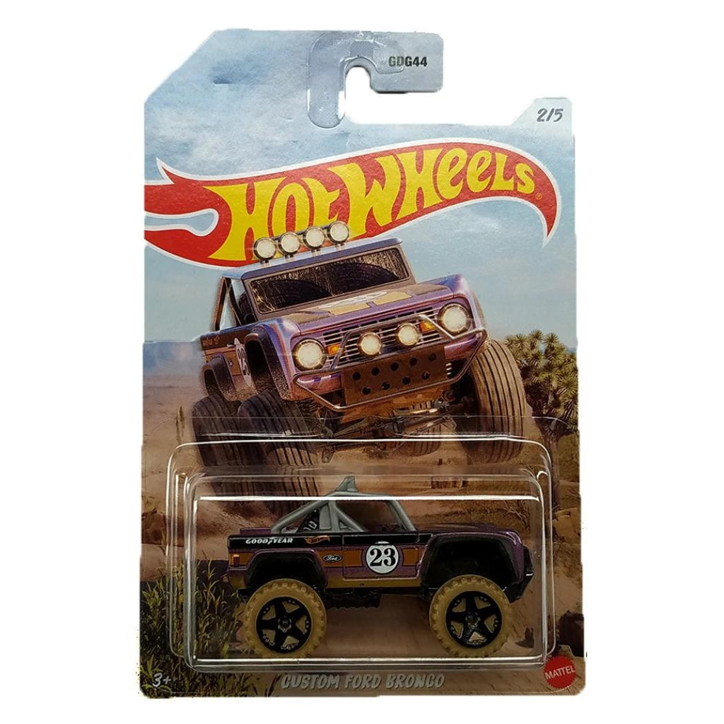 Mud Runners Purple Custom Ford Bronco 1:64 Scale Car by Hot Wheels (2/5) -Hot Wheels - India - www.superherotoystore.com