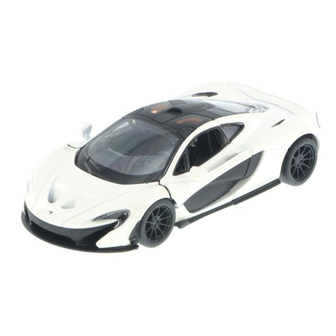 White McLaren P1 1:36 Scale Die-Cast Car By Kinsmart -Kinsmart - India - www.superherotoystore.com