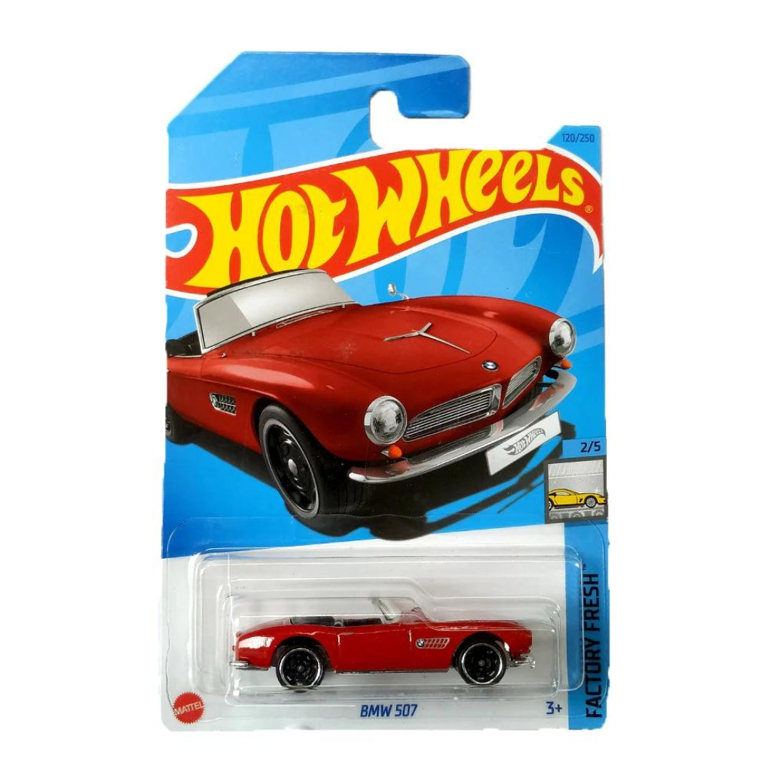 Factory Fresh Red Bmw 507 (120/250) 1:64 Scale Die-Cast Car By Hot Wheels -Hot Wheels - India - www.superherotoystore.com