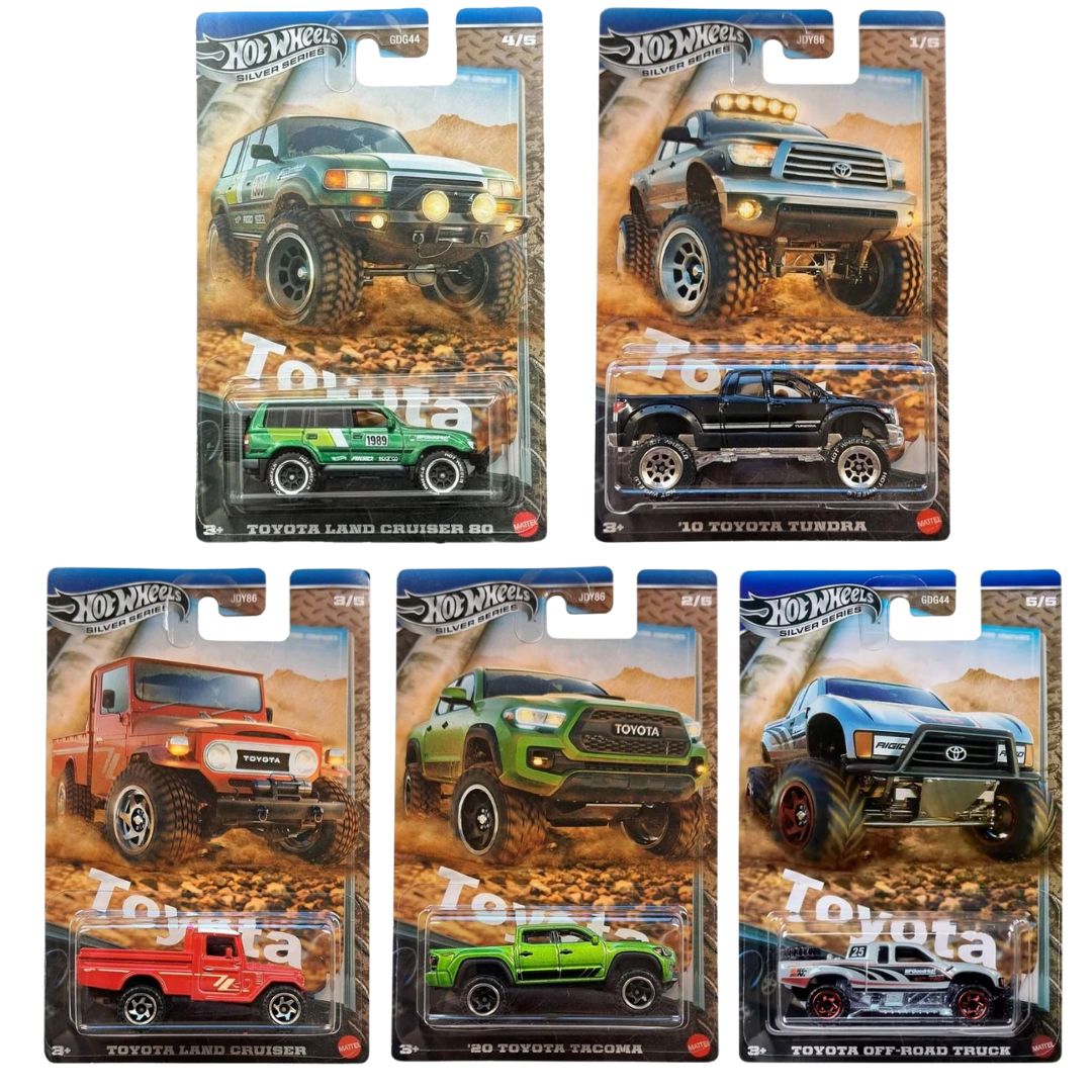 2025 Toyota Silver Series 1:64 Scale Die-Cast Car by Hot Wheels -Hot Wheels - India - www.superherotoystore.com