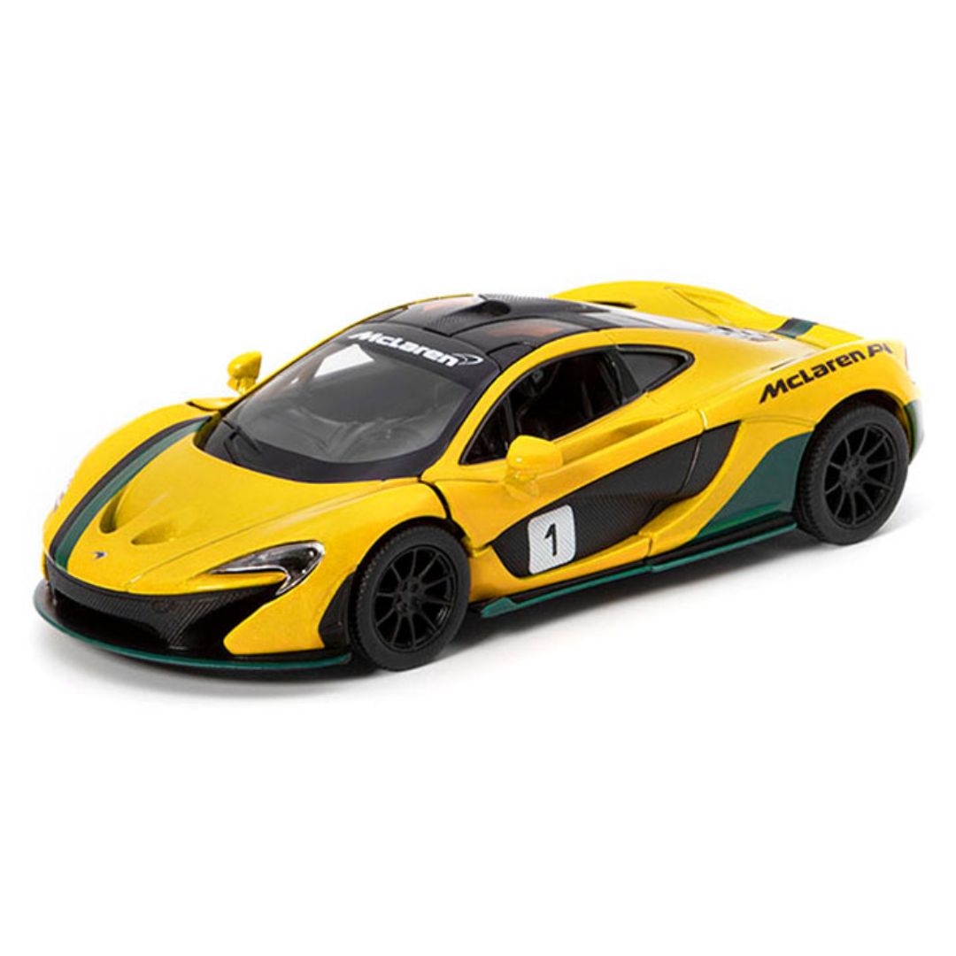 Yellow McLaren P1 1:36 Scale Die-Cast Car By Kinsmart -Kinsmart - India - www.superherotoystore.com