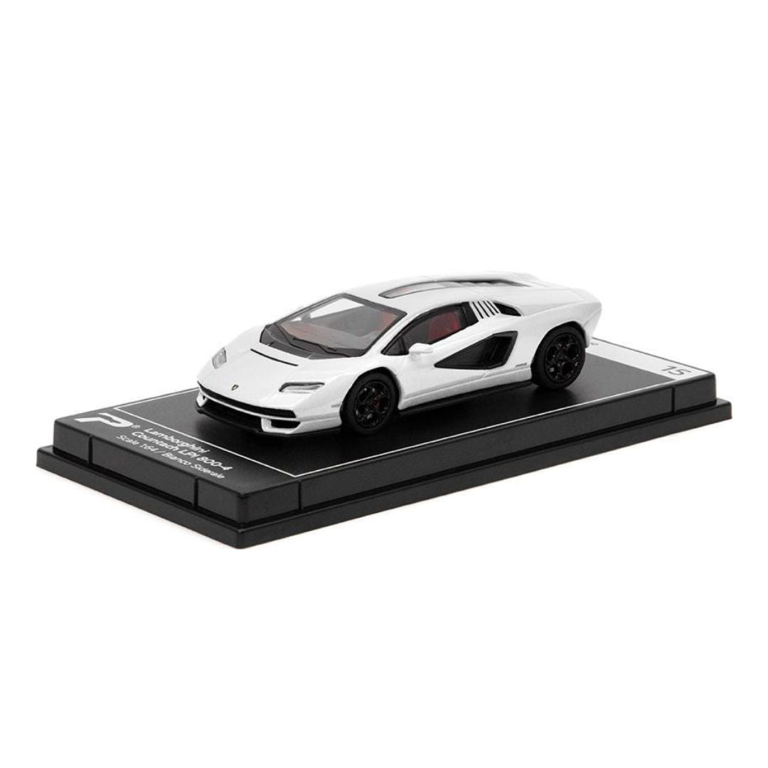 Bianco Siderale Lamborghini Countach LPI 800-4 1:64 Scale Die-Cast Car By Kinsmart -Kinsmart - India - www.superherotoystore.com