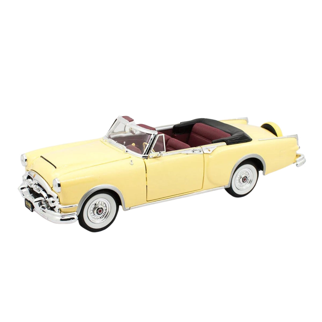 1953 Packard Caribbean Yellow- 1:18 Scale Model Die Cast Carby Road Signature -Royal Signature - India - www.superherotoystore.com
