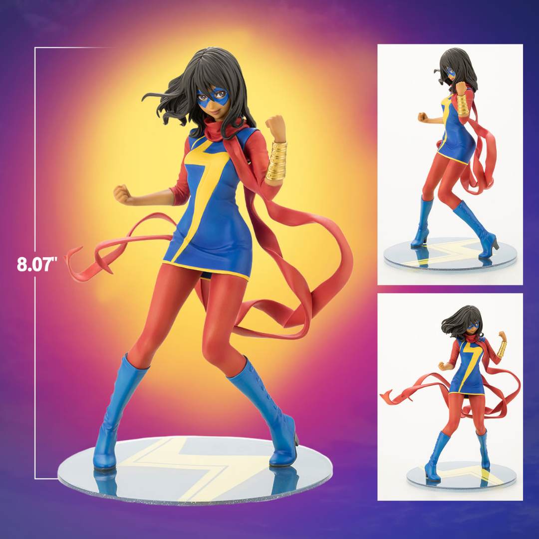 Ms. Marvel Bishoujo (Renewal Package) Figure by Kotobukiya -Kotobukiya - India - www.superherotoystore.com