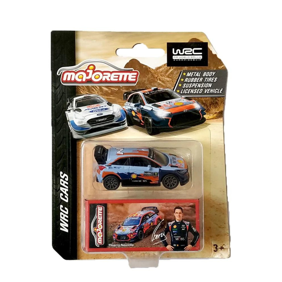 WRC Cars No 11 Hyundai I20 Coupe 1:64 Scale Die-Cast Car by Majorette -Majorette - India - www.superherotoystore.com