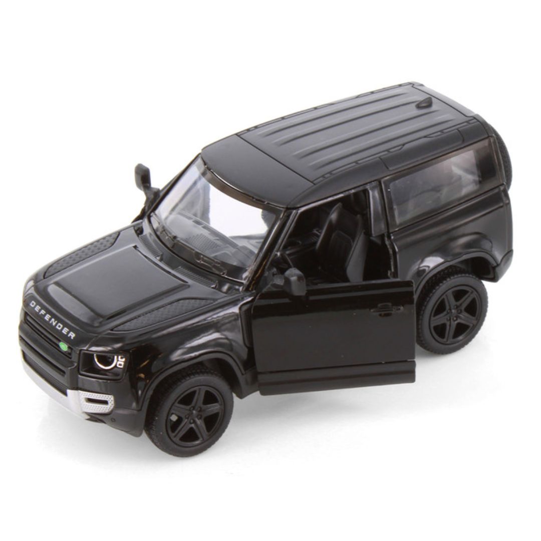 Black Land Rover Defender 90 1:36 Scale Die-Cast Car By Kinsmart -Kinsmart - India - www.superherotoystore.com