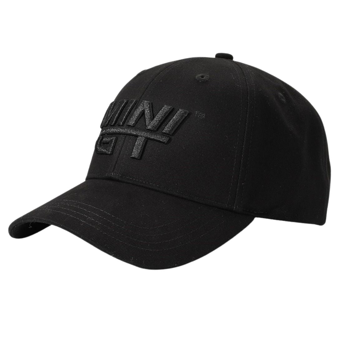 Mini GT Stealth Black-on-Black Logo Cap By Mini GT -Mini GT - India - www.superherotoystore.com