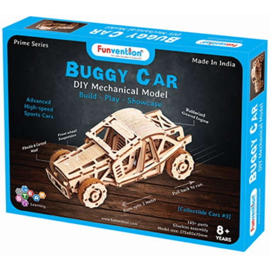 Buggy Car - DIY Mechanical Model -Funvention - India - www.superherotoystore.com