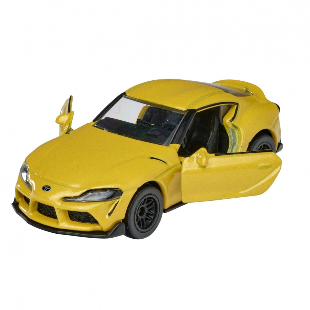 Premium Edition - Yellow Toyota GR Supra 1:64 Scale Die-Cast Car by Majorette -Majorette - India - www.superherotoystore.com