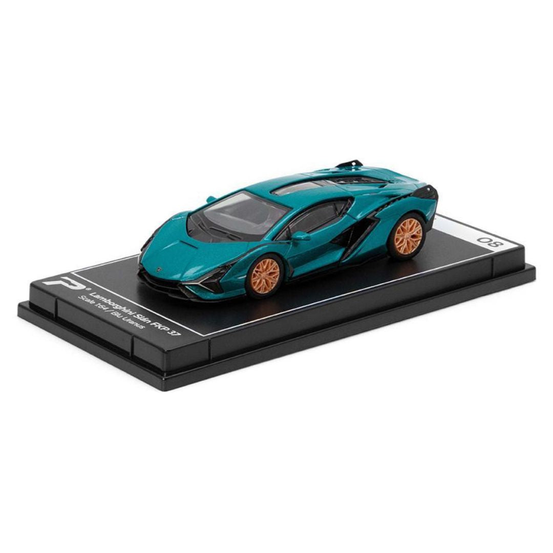 Blu Uranus Lamborghini Sian FKP 37 1:64 Scale Die-Cast Car By Kinsmart -Kinsmart - India - www.superherotoystore.com