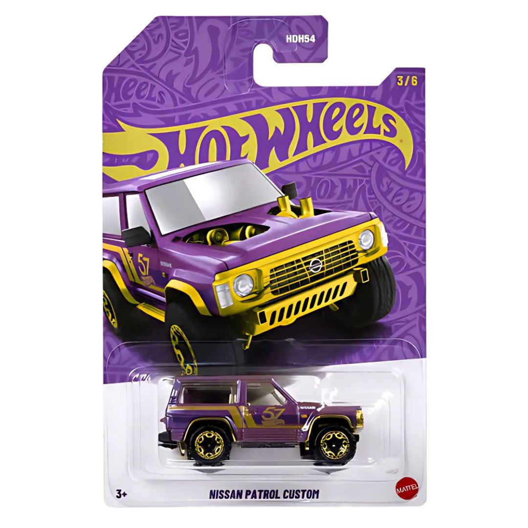 Pearl &amp; Chrome Assortment Nissan Patrol 1:64 Scale Die-Cast Car by Hot Wheels