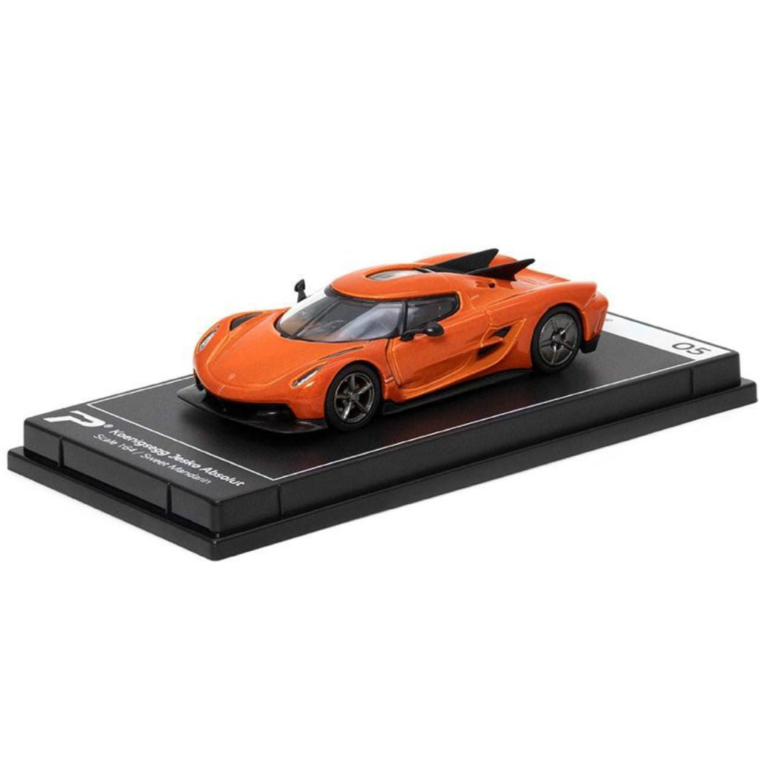 Sweet Mandarin Koenigsegg Jesko Absolute 1:64 Scale Die-Cast Car By Kinsmart -Kinsmart - India - www.superherotoystore.com