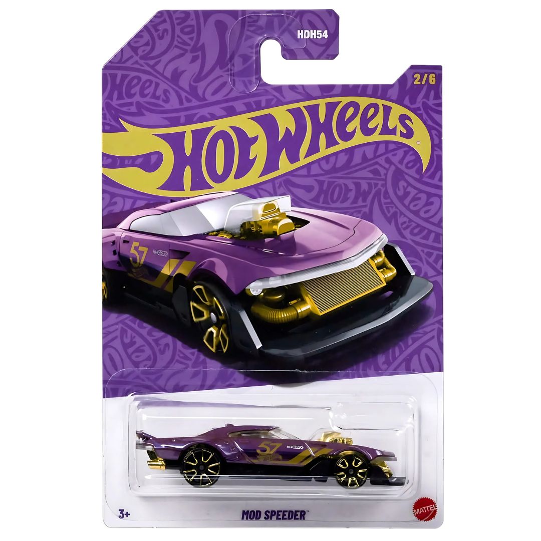 Pearl &amp; Chrome Assortment Mod Speeder 1:64 Scale Die-Cast Car by Hot Wheels