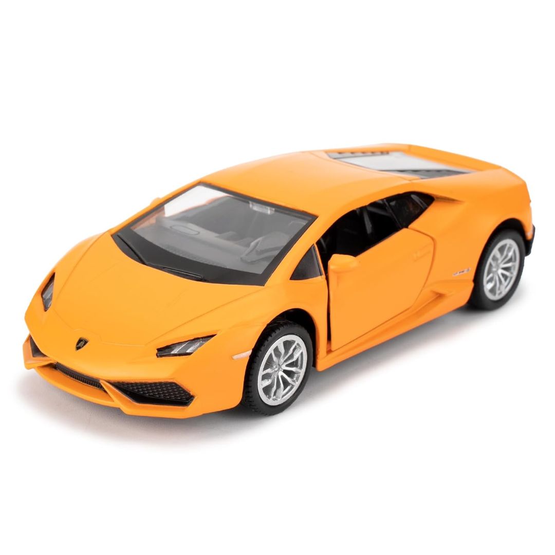 Orange Lamborghini Huracan LP 610-4 1:36 Scale Die-Cast Car By Kinsmart -Kinsmart - India - www.superherotoystore.com