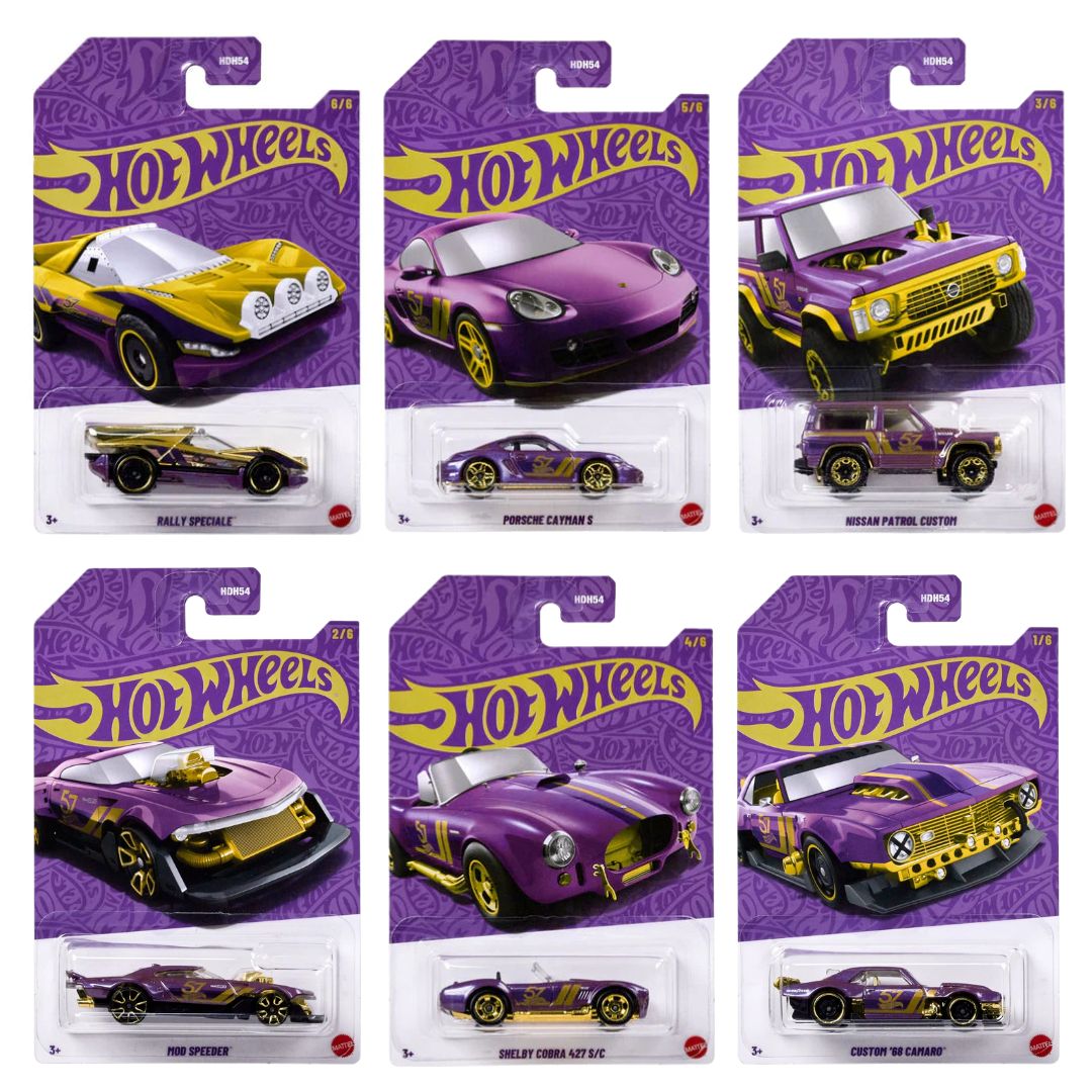 Pearl &amp; Chrome Assortment 1:64 Scale Die-Cast Car Set by Hot Wheels