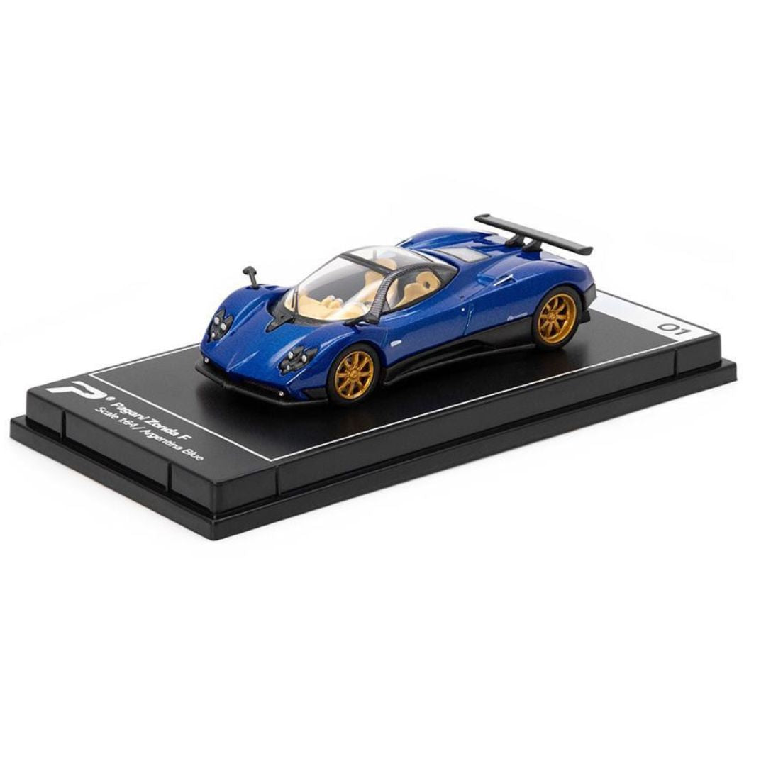 Argentina Blue Pagani Zonda F 1:64 Scale Die-Cast Car By Kinsmart -Kinsmart - India - www.superherotoystore.com