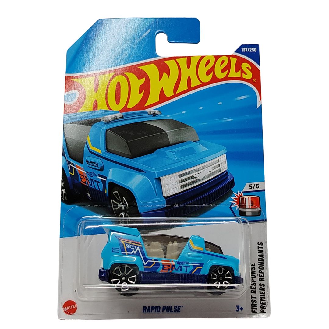 First Response Blue Rapid Pulse 1:64 Scale Die-Cast Car by Hot Wheels -Hot Wheels - India - www.superherotoystore.com